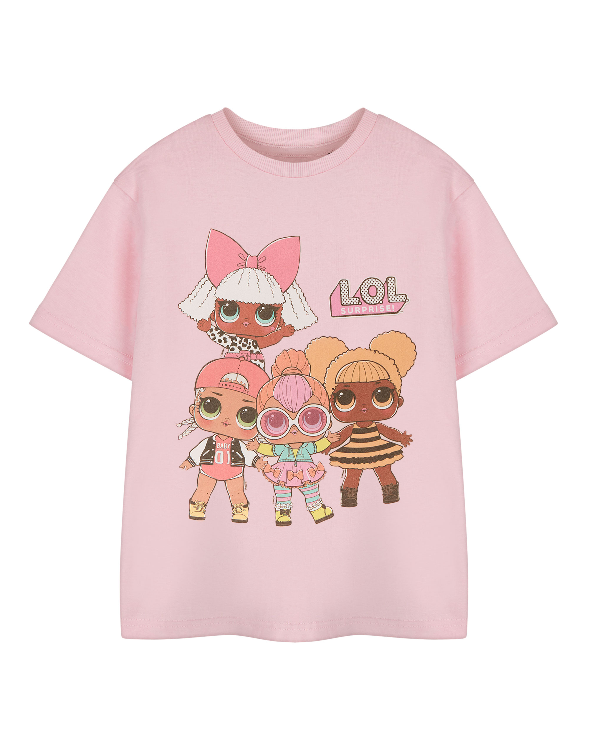 LOL Surprise! Girls Pink Short Sleeved T-Shirt